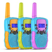 Walkie Talkies 3Km 22 Canais 2-Way Radio 3-Pack - Brinquedos Comunicação Crianças 4-12 Anos - Selieve