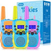 Walkie Talkies 3Km 22 Canais 2-Way Radio 3-Pack - Brinquedos Comunicação Crianças 4-12 Anos - Selieve