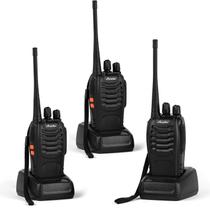 Walkie Talkies Ansoko A-8S recarregável de 16 canais (pacote com 3)