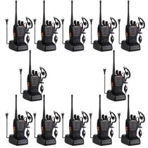Walkie Talkies BAOFENG 888S recarregáveis de longo alcance (pacote com 12)