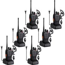 Walkie Talkies BAOFENG 888S recarregáveis de longo alcance (pacote com 6) Walkie Talkies BAOFENG 888S recarregáveis de longo alcance (pacote com 6)