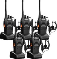 Walkie Talkies BAOFENG BF-888s Long Range, pacote com 5 fones de ouvido Walkie Talkies BAOFENG BF-888s Long Range, pacote com 5 fones de ouvido