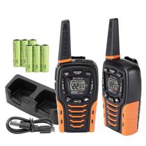 Walkie Talkies Cobra ACXT645 à prova d'água com alcance de 35 milhas (pacote com 2)