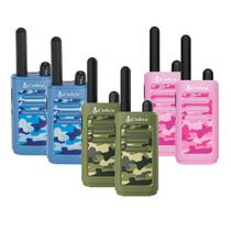 Walkie Talkies Cobra HE150 para crianças, pacote com 6 unidades, alcance de 16 km Walkie Talkies Cobra HE150 para crianças, pacote com 6 unidades, alcance de 16 km