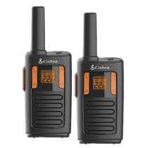 Walkie Talkies Cobra RX180, 18 milhas de longo alcance, pacote com 2 unidades, laranja