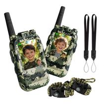 Walkie-talkies com vídeo Fabeto, kit com 2 unidades, camuflado, com câmera HD Walkie-talkies com vídeo Fabeto, kit com 2 unidades, camuflado, com câmera HD