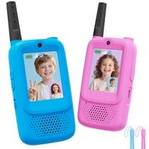 Walkie Talkies com Vídeo Joyjam 2 Unidades com Câmera HD e Modificador de Voz