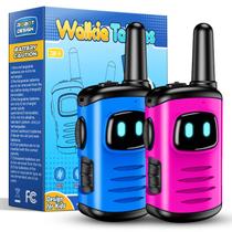 Walkie Talkies comedyfun Mini Robots, 3 a 8 anos, pacote com 2