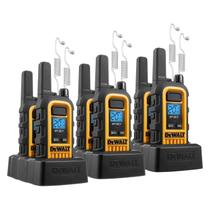 Walkie Talkies DEWALT DXFRS300 1W à prova d'água com fones de ouvido (6p)