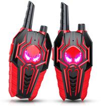 Walkie Talkies Evassal Kids de 3 a 8 anos, pacote com 2 brinquedos para atividades ao ar livre