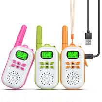 Walkie Talkies Inspireyes recarregáveis para crianças de 3 a 12 anos, pacote com 4 Walkie Talkies Inspireyes recarregáveis para crianças de 3 a 12 anos, pacote com 4