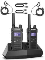 Walkie Talkies KETELESE T3G IP67 à prova d'água para adultos (pacote com 2)