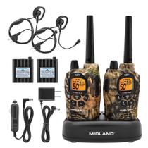 Walkie Talkies Midland GXT1050VP4 - Longo Alcance (36 Milhas) - Pacote com 2