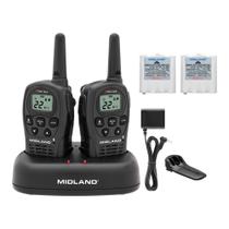 Walkie Talkies Midland LXT500VP3 22 canais FRS de 24 milhas