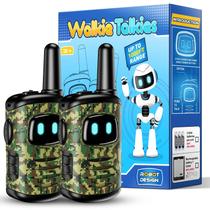 Walkie Talkies Mini Robots Comedyfun - Pacote com 2 (3 a 8 anos)