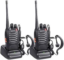 Walkie Talkies Nicama Baofeng BF-888S de longo alcance 16 canais recarregáveis