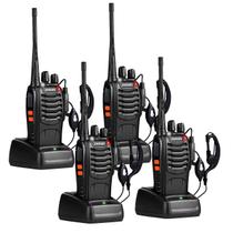 Walkie Talkies PXTON Long Range para Adultos (Pacote com 4)