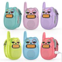 Walkie Talkies QNIGLO recarregáveis para crianças de 3 a 14 anos Walkie Talkies QNIGLO recarregáveis para crianças de 3 a 14 anos