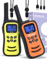 Walkie Talkies QUOLIX recarregável para crianças com lanterna (pacote com 2)