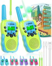 Walkie Talkies Recarregáveis Vvinca para Crianças (5 a 7 anos) - Com Lanterna
