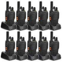 Walkie Talkies Retevis H-777 - Pacote com 10 Rádios Bidirecionais para Adultos