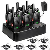 Walkie-Talkies Retevis H-777H com carregador de 6 vias, pacote com 6