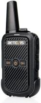 Walkie Talkies Retevis RT15 Mini, pacote com 3, recarregável Walkie Talkies Retevis RT15 Mini, pacote com 3, recarregável