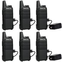 Walkie Talkies Retevis RT22 para adultos de longo alcance (pacote com 6)