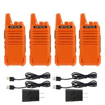 Walkie Talkies Retevis RT22 recarregável de longo alcance, pacote com 4 Walkie Talkies Retevis RT22 recarregável de longo alcance, pacote com 4