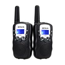 Walkie Talkies Retevis RT388 para crianças de 6 a 12 anos (preto)