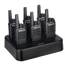Walkie Talkies Retevis RT68 recarregável, pacote com 6 carregadores
