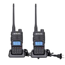 Walkie Talkies Retevis RT85 de banda dupla de longo alcance, pacote com 2