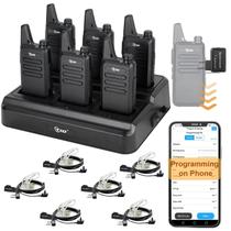 Walkie Talkies TIDRADIO TD-M8s recarregáveis de longo alcance (pacote com 6) Walkie Talkies TIDRADIO TD-M8s recarregáveis de longo alcance (pacote com 6)