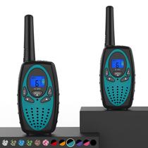 Walkie Talkies Topsung M880 para adultos azul, pacote com 2 Walkie Talkies Topsung M880 para adultos azul, pacote com 2