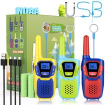 Walkie Talkies Topsung M920 Recarregáveis - Pacote com 3 - Alcance de 4km Walkie Talkies Topsung M920 Recarregáveis - Pacote com 3 - Alcance de 4km