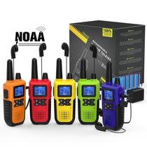 Walkie Talkies Topsung Recarregável de Longo Alcance, Pacote com 5 Walkie Talkies Topsung Recarregável de Longo Alcance, Pacote com 5