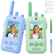 Walkie Talkies Trigowalt Vídeo 2 Unidades Recarregáveis para Crianças