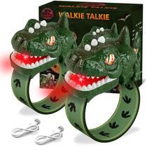 Walkie Talkies UPSIME Dino Kids, recarregável, alcance de 300 m