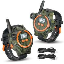 Walkie Talkies zeeloopbee recarregável para crianças de 6 a 12 anos