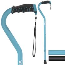 Walking Cane Vive Folding Offset para mulheres, homens e idosos