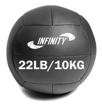 Wall Ball 10 Kg Couro Medicine Funcional Slam Ball - Infinity