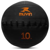 Wall Ball 10kg Muvin para Treino Funcional com Alta Durabilidade, Resistência e Costuras Reforçadas