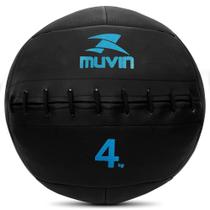 Wall Ball 4kg Muvin para Treino Funcional com Alta Durabilidade, Resistência e Costuras Reforçadas