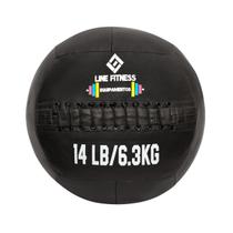 Wall Ball em Couro 14lb/6,3kg - Line Fitness