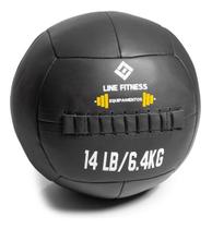 Wall Ball Em material sintético 14lb/6,3kg - Line Fitness