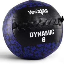 Wall Ball Yes4All Dinâmica 2,7 kg Bola de Exercício Macia com Peso