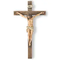 Wall Cross BC Crucifixo católico Jesus Cristo 35,56 cm Buildclassic Wall Cross BC Crucifixo católico Jesus Cristo 35,56 cm Buildclassic
