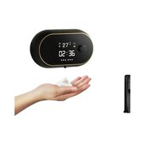 Wall-montado saboneteira automática com LED, tela Touchless, sensor recarregável