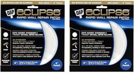 Wall Patch Repair DAP Eclipse, 10 cm, branco transparente, pacote com 2
