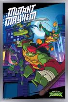 Wall Poster Trends International Nickelodeon Rise of The Teenage Mutant Ninja Turtles - Versão emoldurada em prata Mayhem 16,5 x 24,25 cm Wall Poster Trends International Nickelodeon Rise of The Teenage Mutant Ninja Turtles - Versão emoldurada em prata Mayhem 16,5 x 24,25 cm